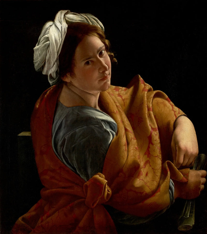 Portrett av en ung kvinne som sibylle - Orazio Gentileschi