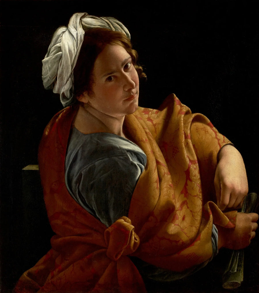 Portrett av en ung kvinne som sibylle - Orazio Gentileschi