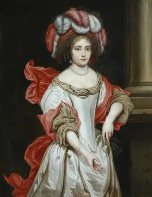 Portrett av en ung kvinne, Louis XIVs epoke - Pierre Mignard