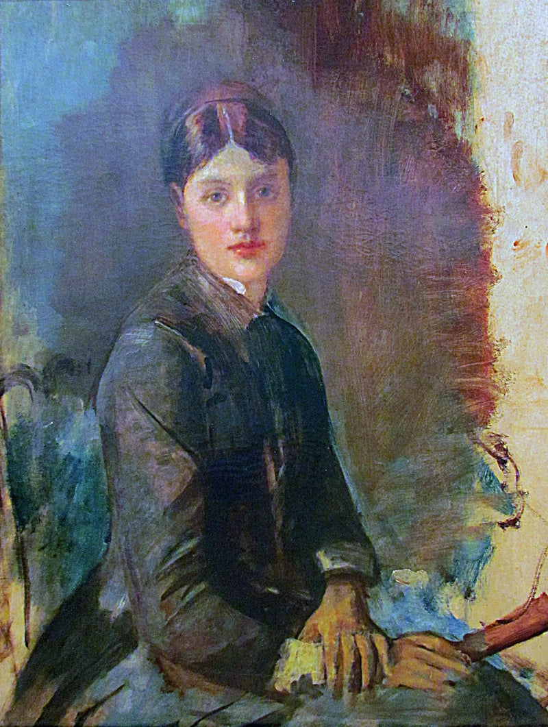 Portrett av en ung kvinne - Henri de Toulouse-Lautrec