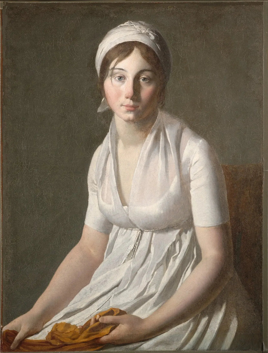 Portrett av en ung kvinne - Jacques-Louis David