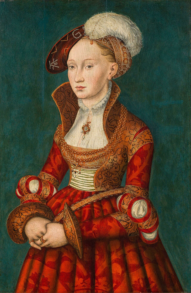 Portrett av en ung kvinne - Lucas Cranach den eldre