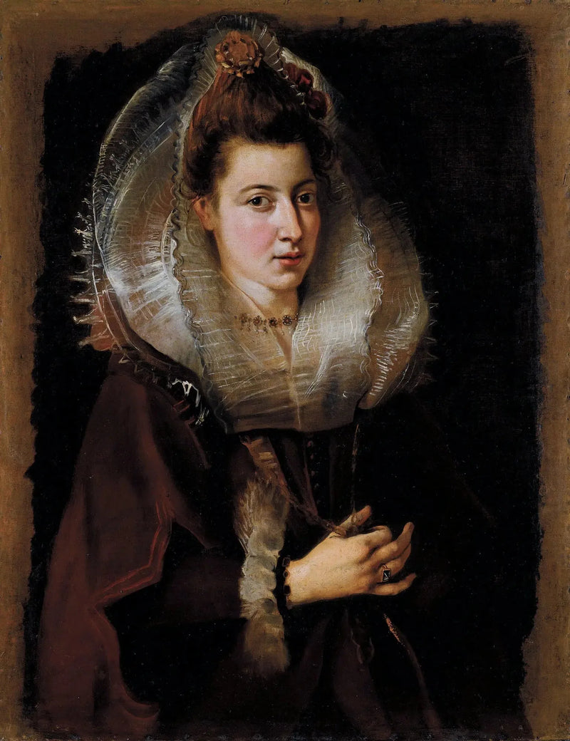 Portrett av en ung kvinne - Peter Paul Rubens