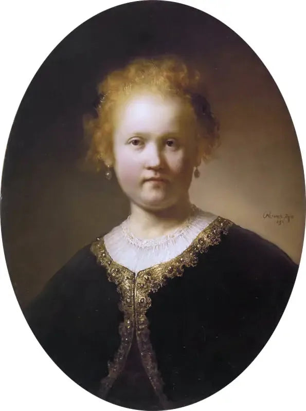 Portrett av en ung kvinne - Rembrandt