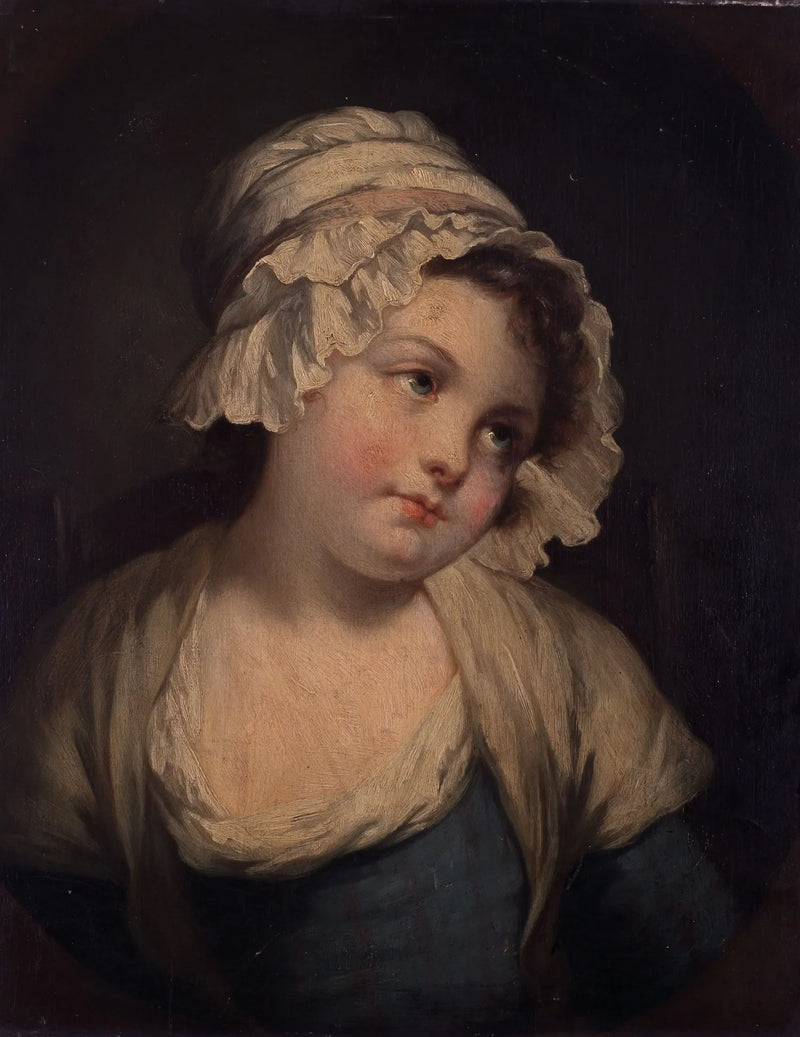 Portrett av en ung jente - Jean-Baptiste Greuze