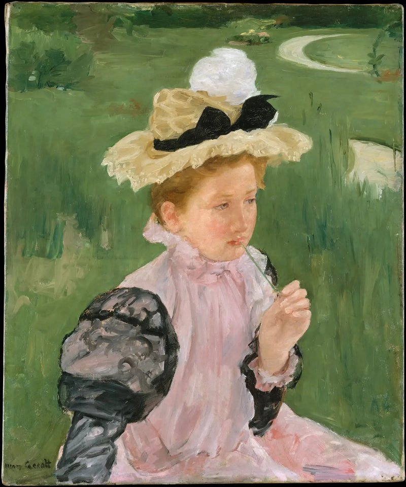 Portrett av en ung jente - Mary Cassatt