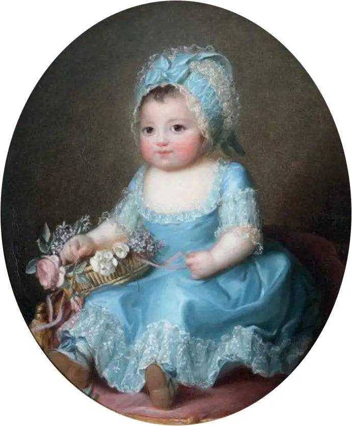 Portrett av en liten jente kalt Sophie av Bourbon, frøken d'Artois (1776-1783) - Élisabeth Vigée Le Brun

Source:
Portrait d'une petite fille dite Sophie de Bourbon, mademoiselle d'Artois (1776-1783) - Élisabeth Vigeé Le Brun