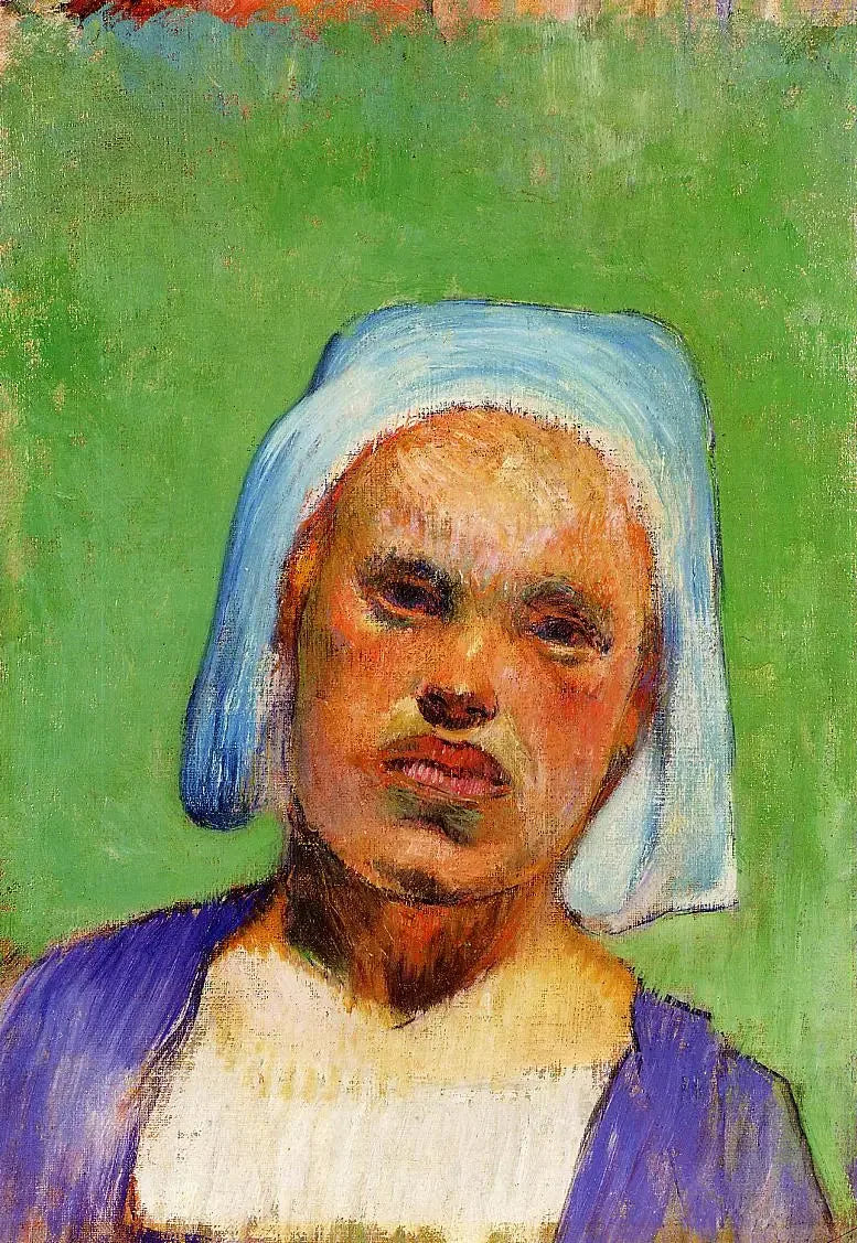 Portrett av en Pont-avennoise, kanskje Marie Louarn - Paul Gauguin