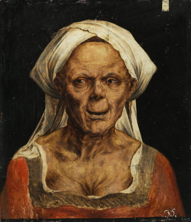 Portrett av en gammel kvinne - Quentin Metsys