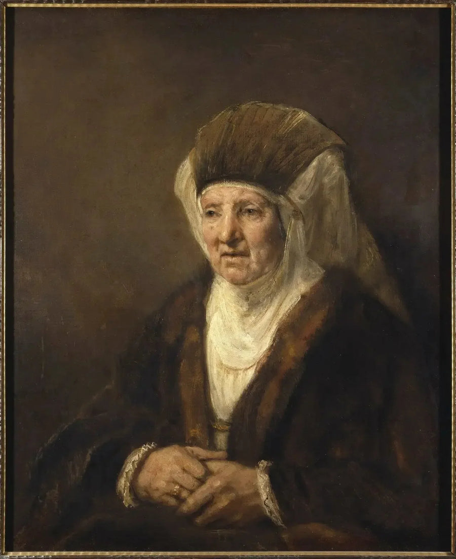 Portrett av en gammel kvinne - Rembrandt