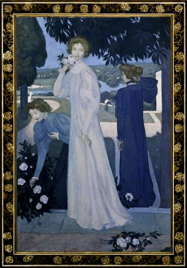 Portrett av Yvonne Lerolle i tre aspekter - Maurice Denis