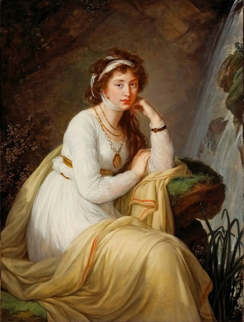 Portrett av Anna Ivanovna Tolstoï (Baryatinskaya) - Élisabeth Vigée Le Brun

Source:
Portrait d'Anna Ivanovna Tolstoï (Baryatinskaya) - Élisabeth Vigée Le Brun
