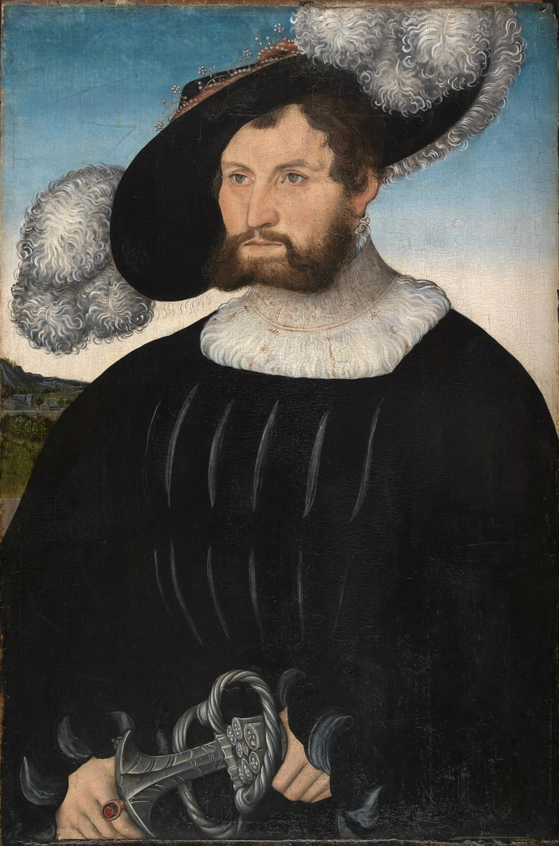 Portrett av A. de Rechenberg - Lucas Cranach den eldre