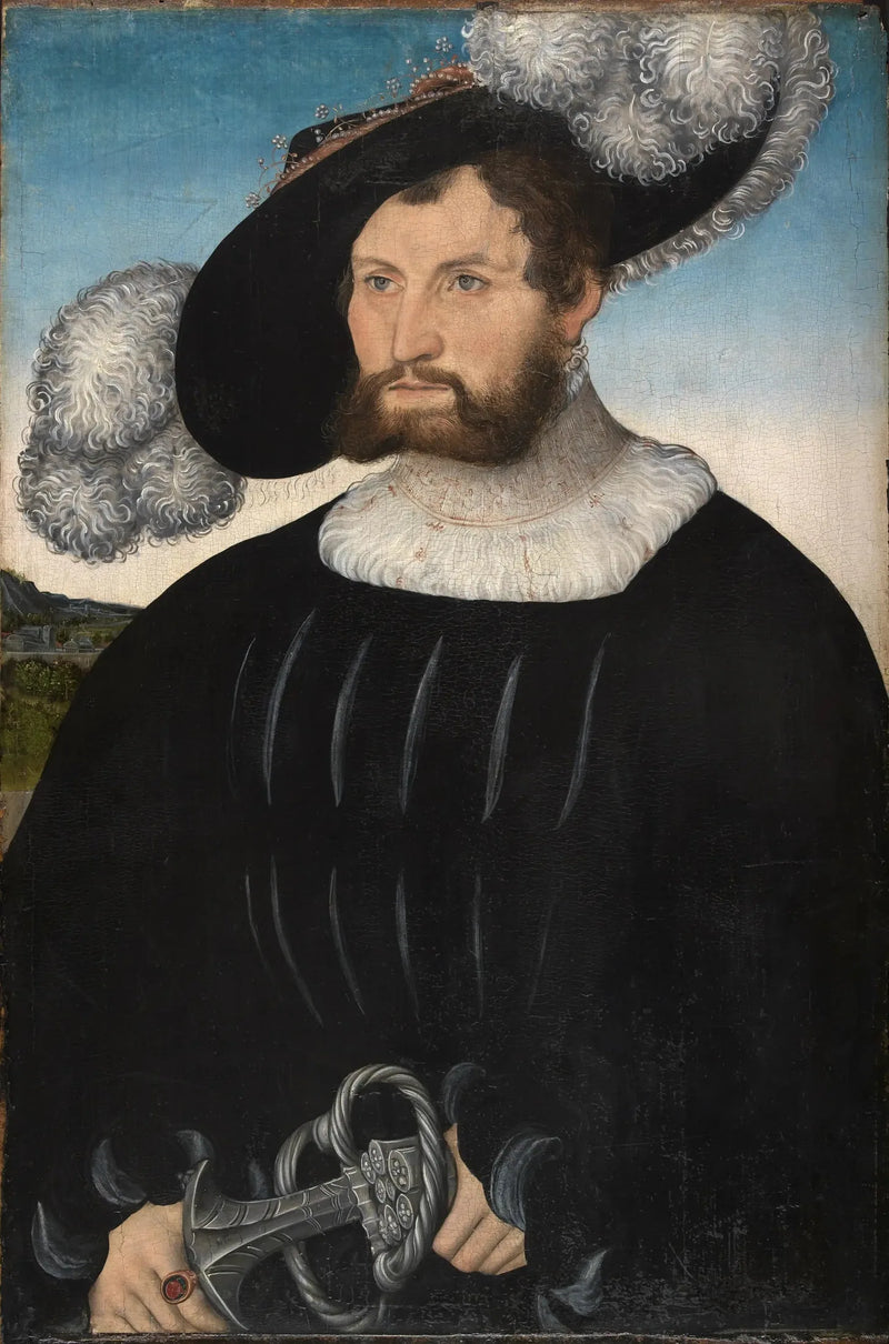 Portrett av A. de Rechenberg - Lucas Cranach den eldre