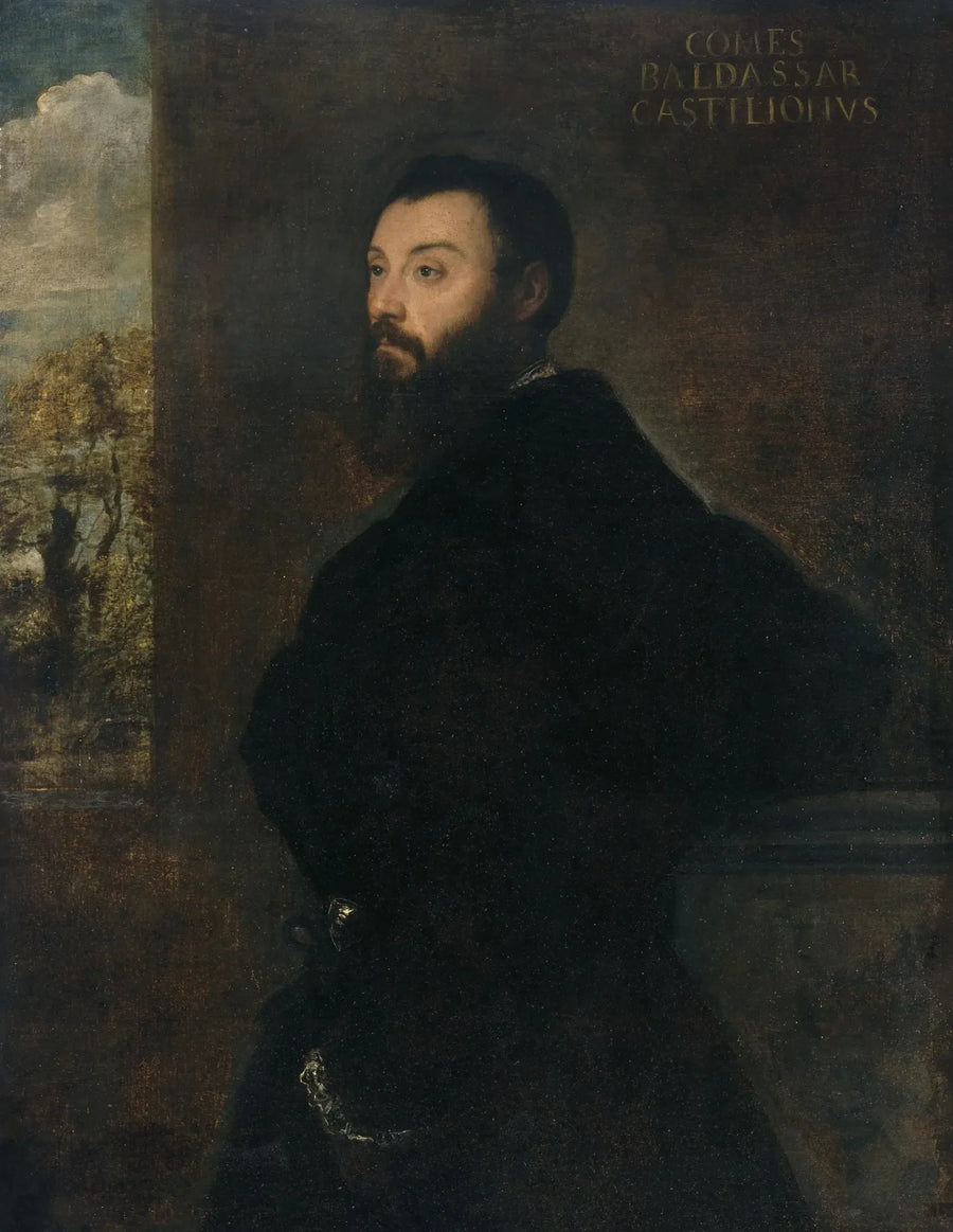 Portrett av Baldassare Castiglione - Titian