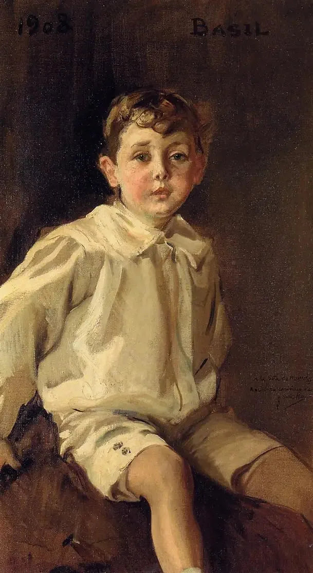 Portrett av Basil Mundy - Joaquín Sorolla
