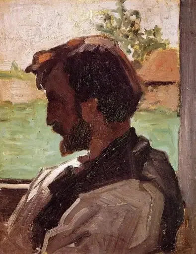 Portrett av Bazille - Claude Monet