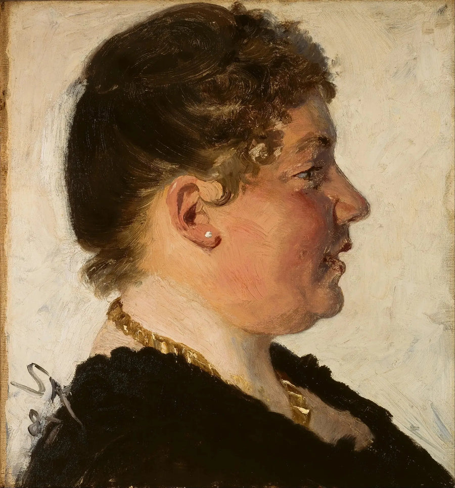 Portrett av Béatrice Diderichsen. - Peder Severin Krøyer