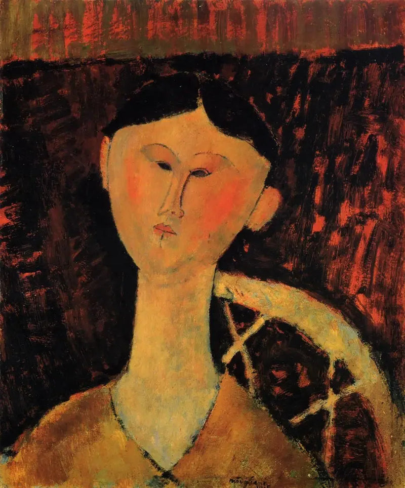 Portrett av Béatrice Hastings - Amedeo Modigliani
