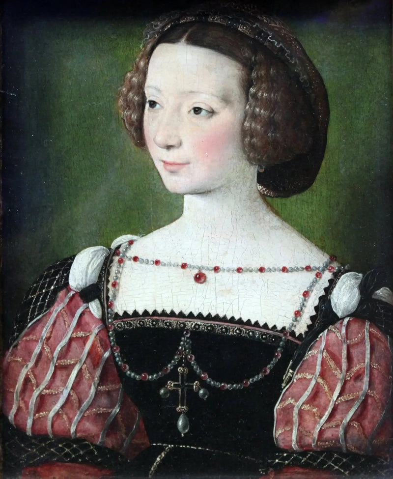 Portrett av Beatrix Pacheco, grevinne av Montbel og Entremonts - Jean Clouet