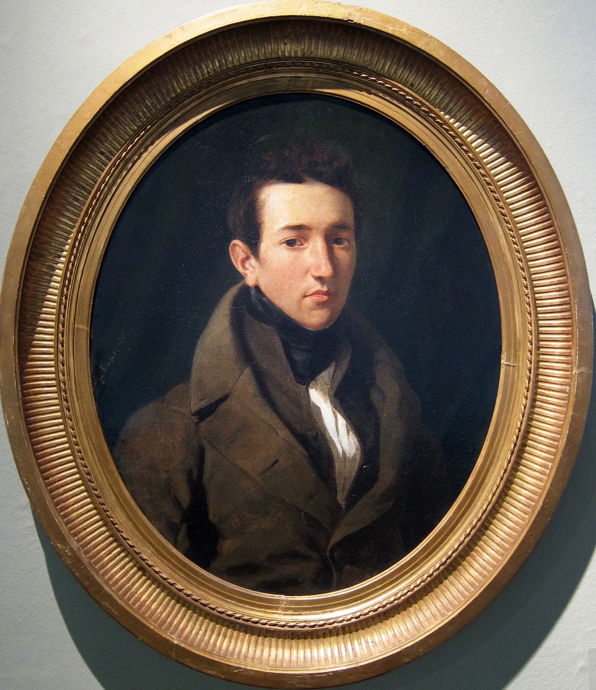 Portrait de Bellinger - Eugène Delacroix image 1 reproduction de peinture à l’huile
