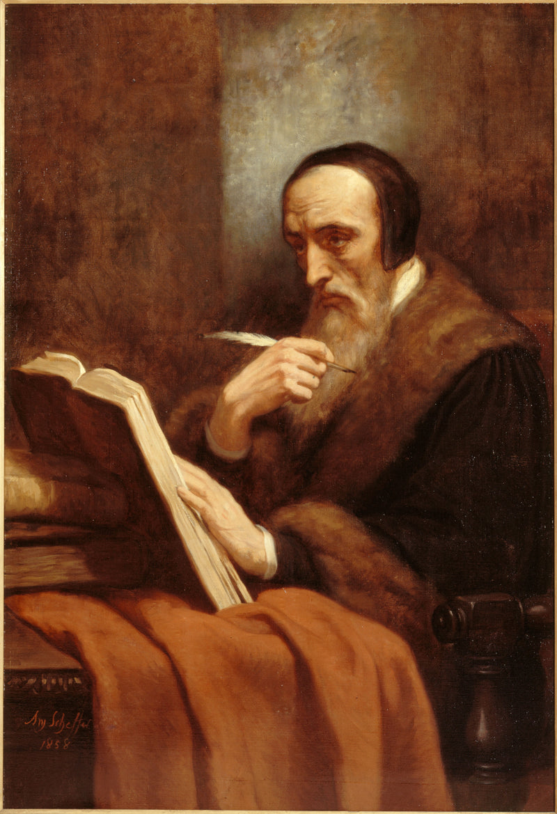 Portrett av Calvin - Ary Scheffer