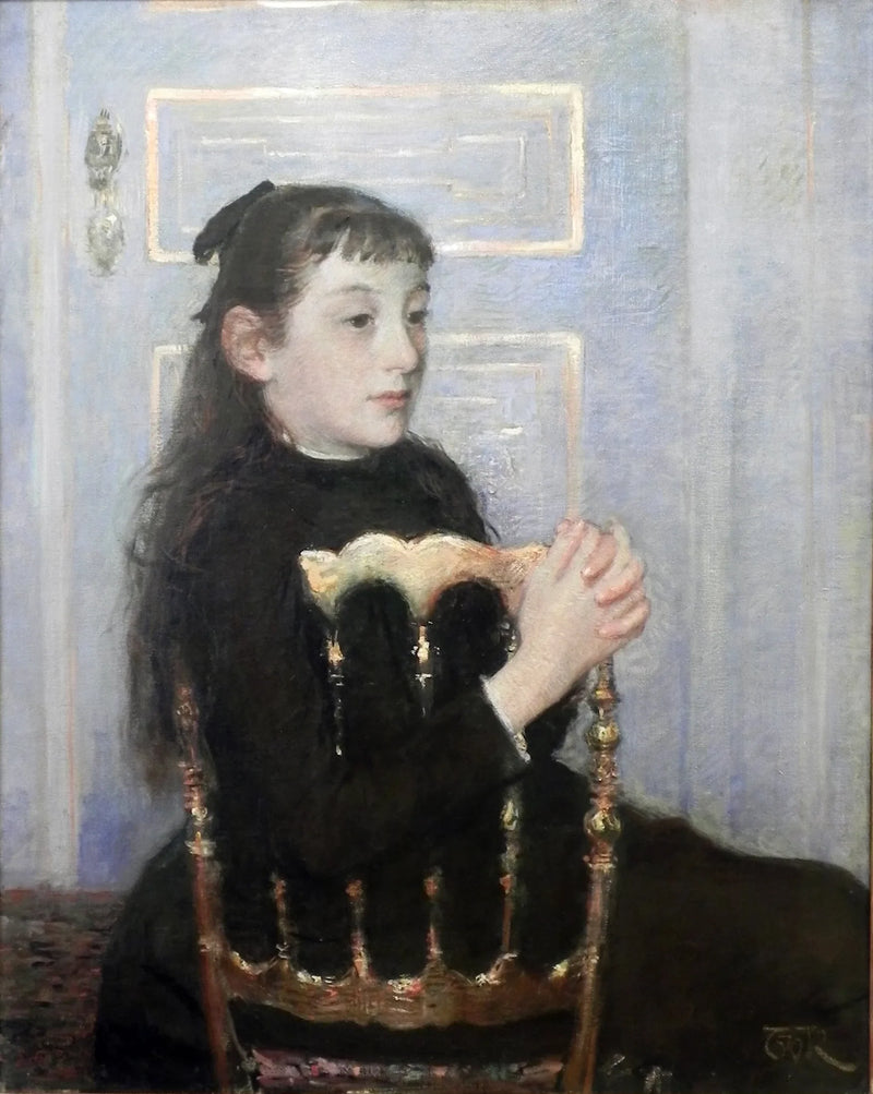 Portrett av Camille van Mons - Théo van Rysselberghe