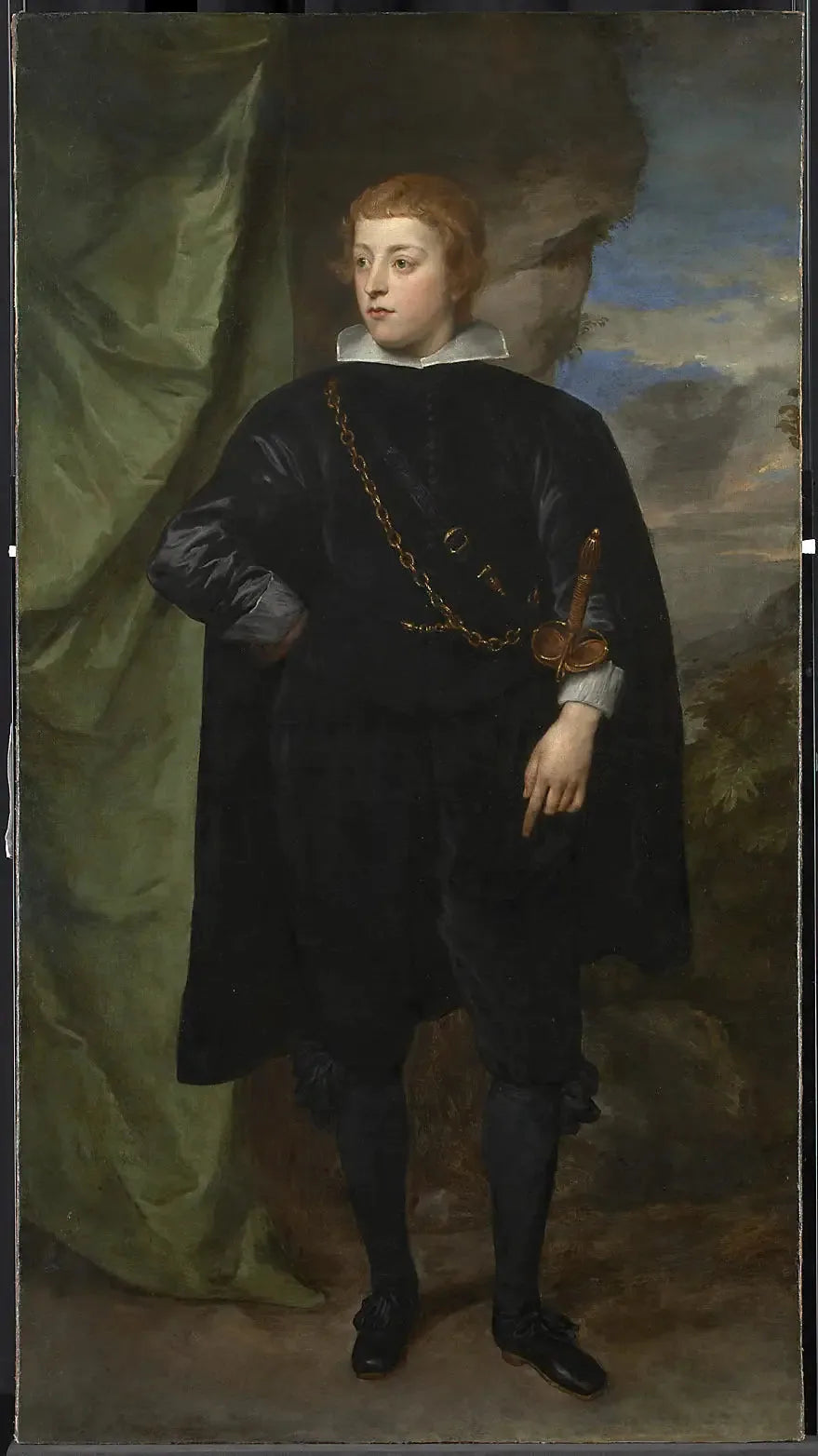 Portrett av Carlo Emanuele d'Este, markise av Borgomanero (1622-1695) - Antoine van Dyck

Source:
Portrait de Carlo Emanuele d'Este, marquis de Borgomanero (1622-1695) - Antoine van Dyck