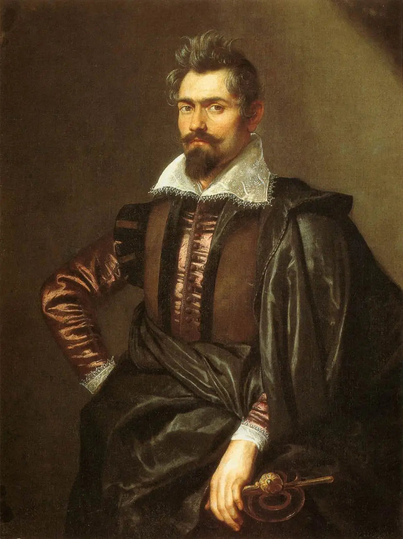 Portrett av Caspar Schoppe (1576-1649) - Peter Paul Rubens