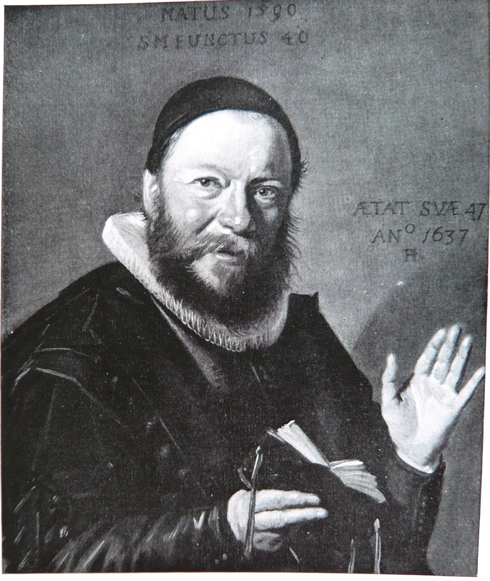 Portrait de Caspar Sibelius - Frans Hals - Alpha Reproduction