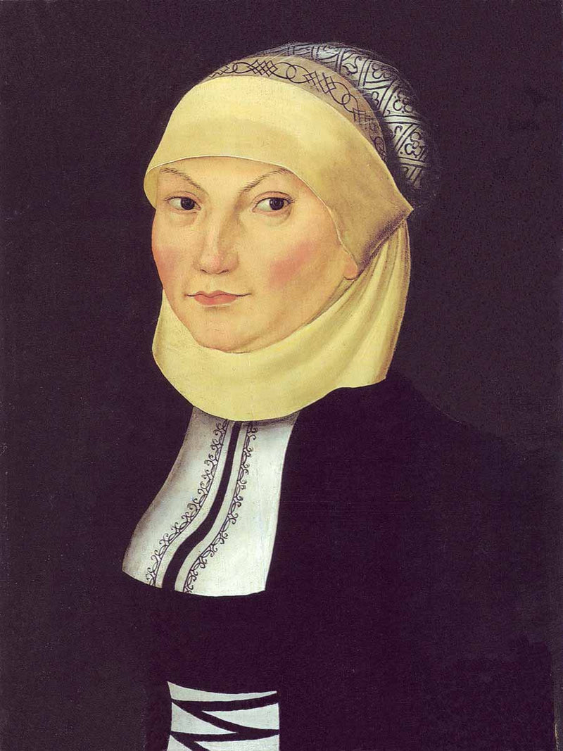 Portrett av Catherine de Bora - Lucas Cranach den eldre