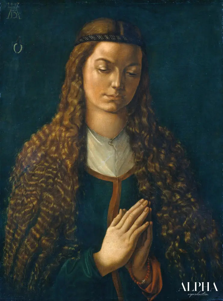 Portrait de Catherine Fuerlegerin - Albrecht Dürer - Reproductions de tableaux et peintures haut de gamme