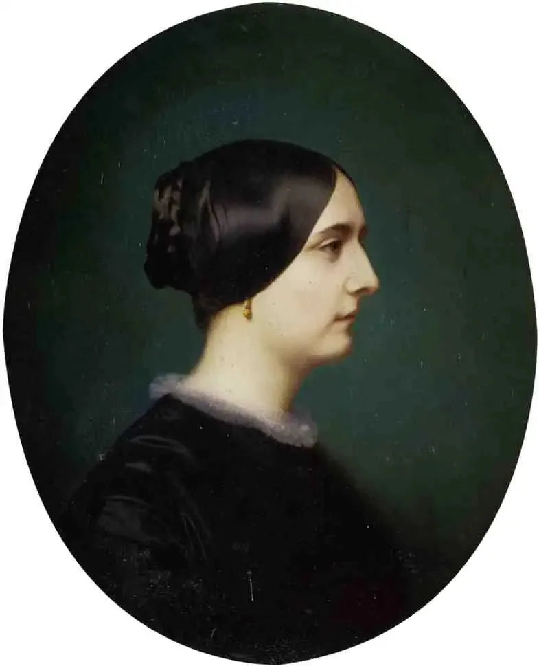 Portrett av Cécile Vitet, i profil - Jean-Léon Gérôme