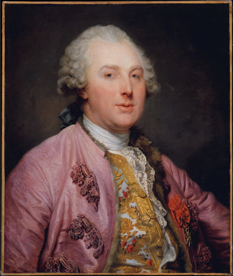 Portrett av Charles Claude de Flahaut de La Billarderie (Comte d'Angiviller) - Jean-Baptiste Greuze