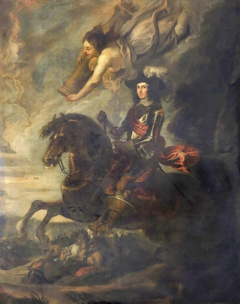 Portrett av Charles Colonna, hertug av Marsi på hest - Peter Paul Rubens