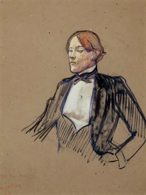 Portrett av Charles Conder - Henri de Toulouse-Lautrec