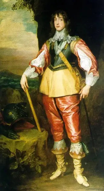 Portrett av Karl Ludvig, kurfyrste av Pfalz (1617-1680), i eksil - Antoine van Dyck

Source:
Portrait de Charles Louis, électeur palatin (1617-1680), en exil - Antoine van Dyck