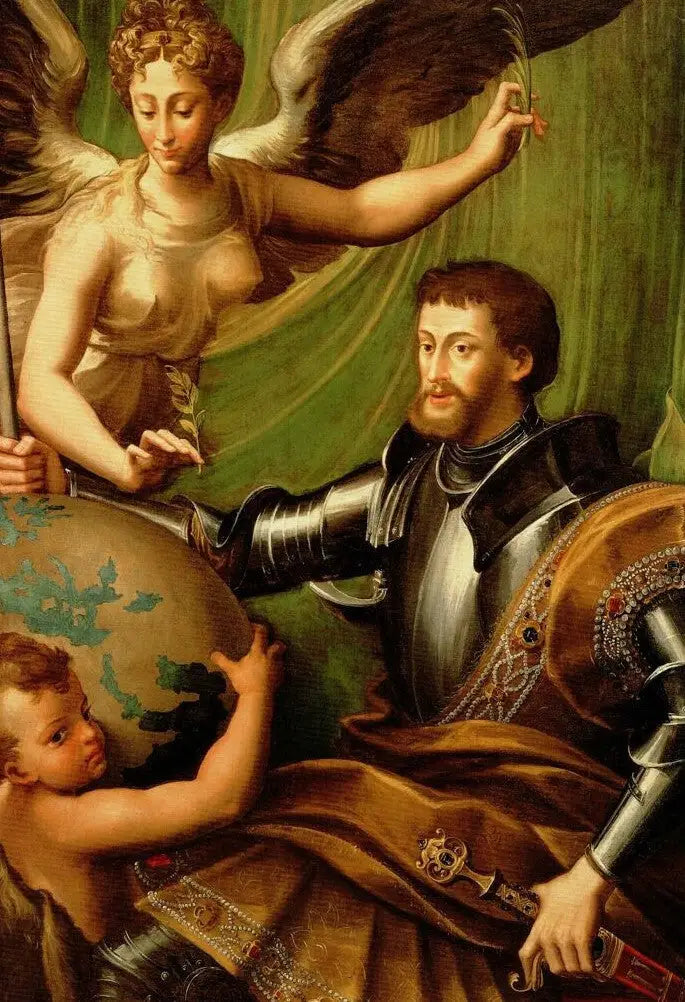 Portrett av Karl V - Parmigianino