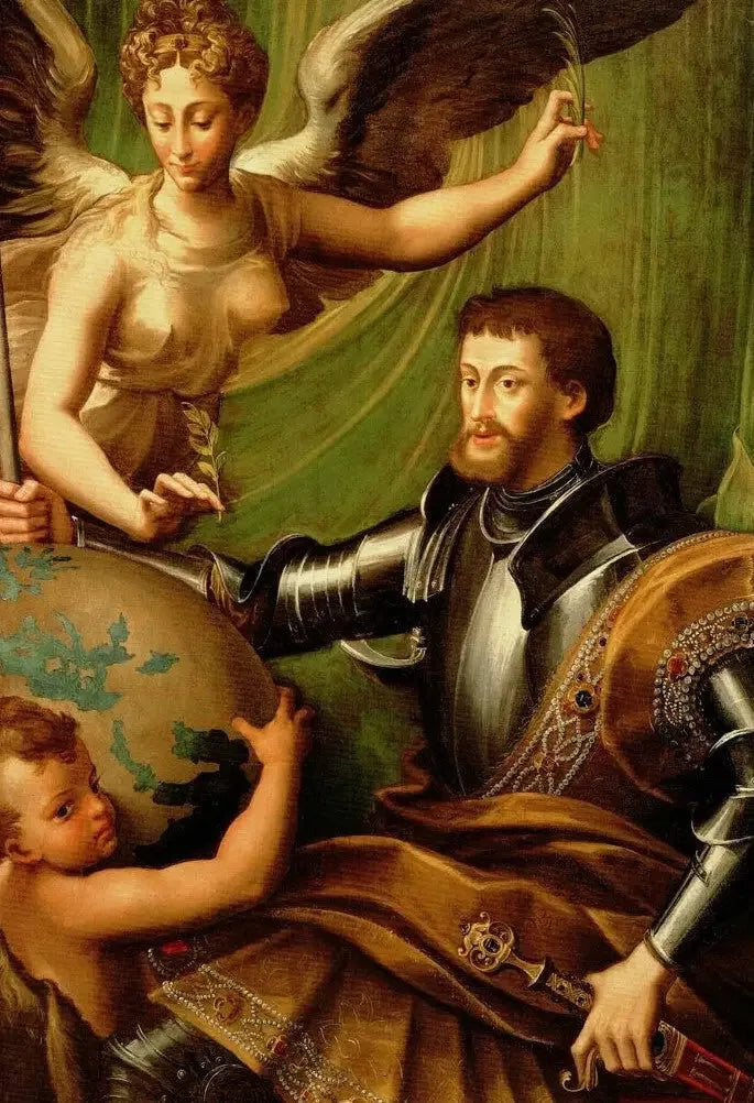 Portrett av Karl V - Parmigianino