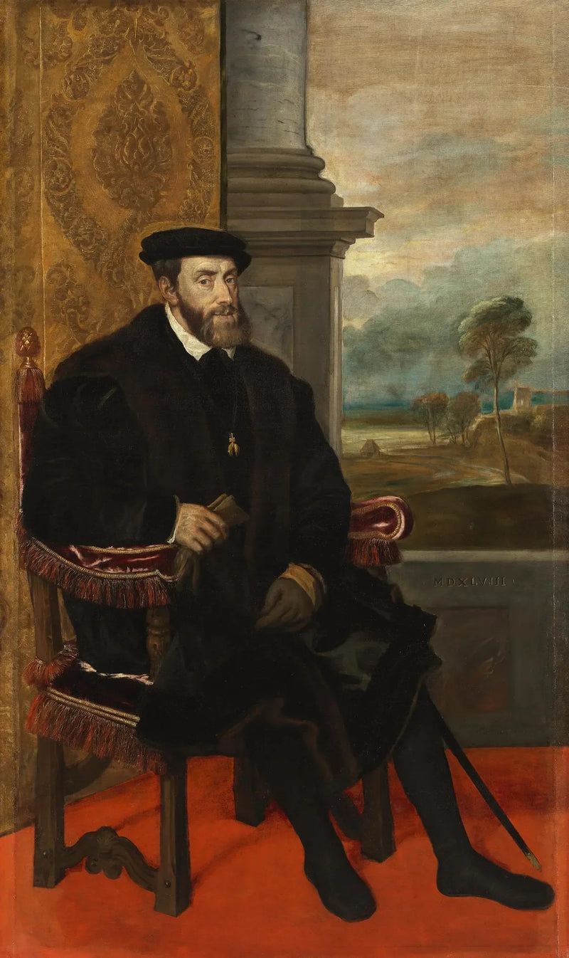 Portrett av Karl V - Titian