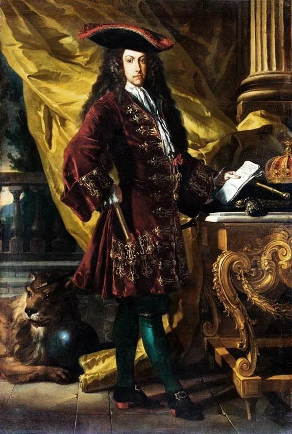 Portrett av Karl VI, keiser av Det tysk-romerske rike (1685-1740) - Francesco Solimena
