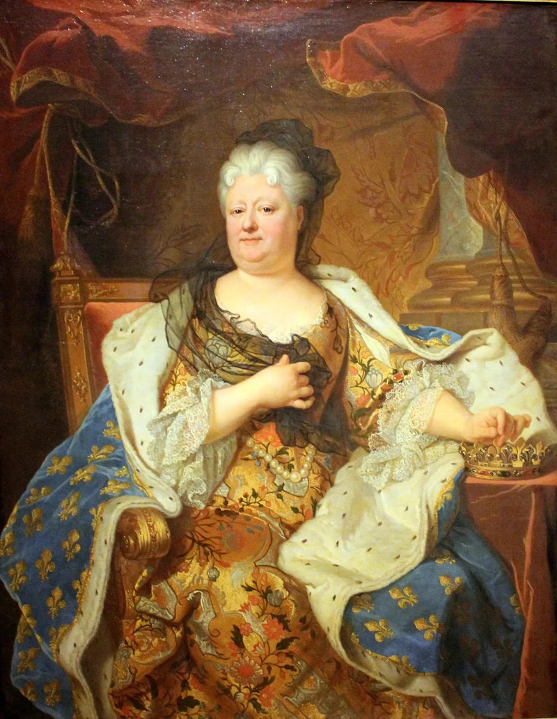 Portrett av Charlotte-Elisabeth av Bayern - Hyacinthe Rigaud