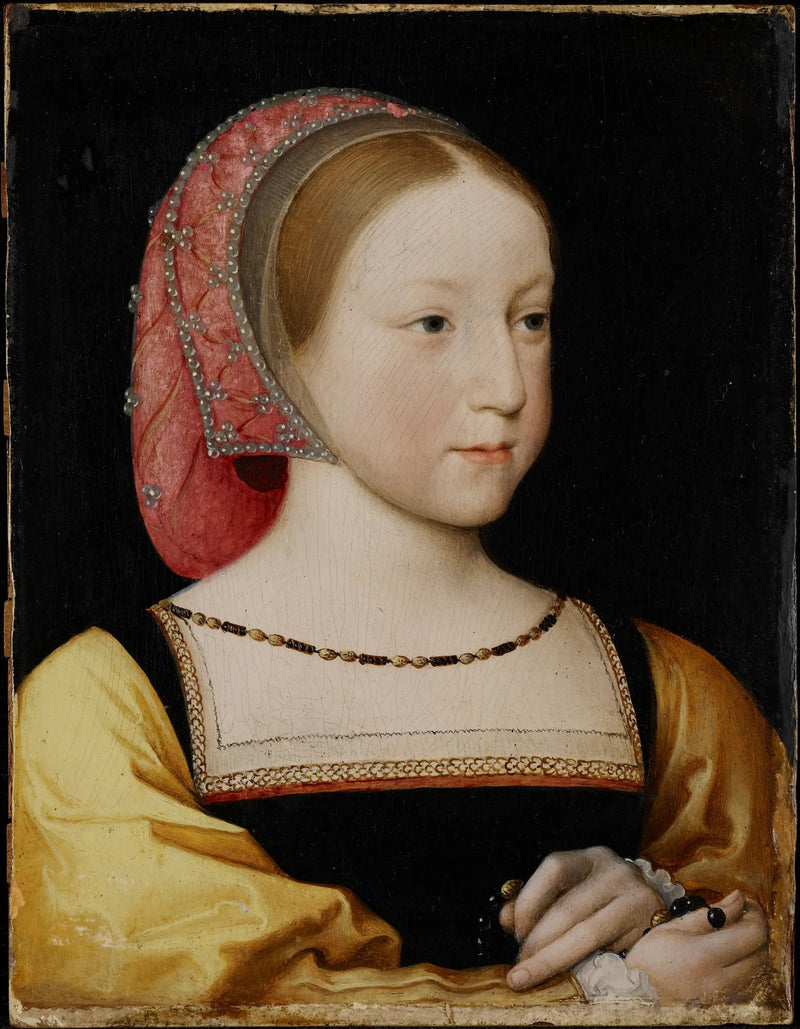 Portrett av Charlotte de Valois - Jean Clouet