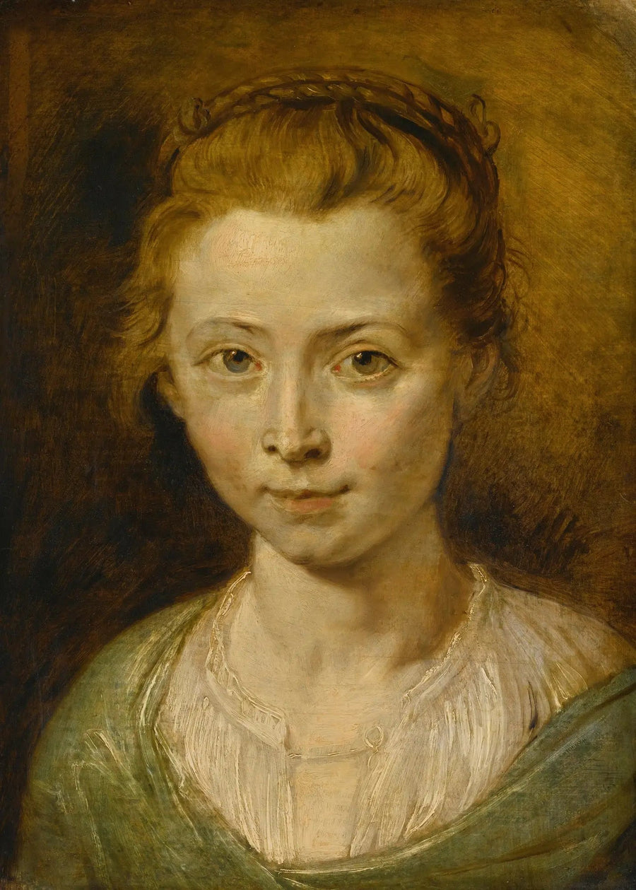 Portrett av Clara Serena Rubens, datteren til kunstneren - Peter Paul Rubens