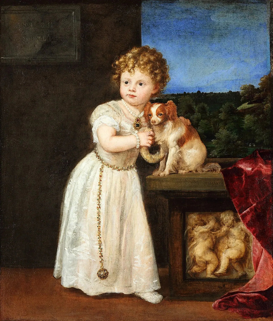 Portrett av Clarissa Strozzi - Titian