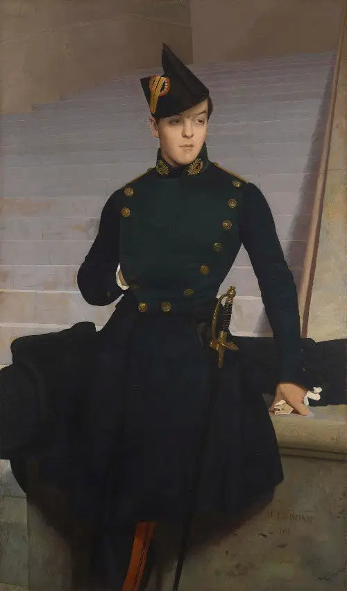 Portrett av Claude-Armand Gérôme, bror av kunstneren - Jean-Léon Gérôme
