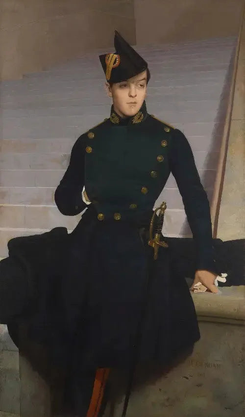 Portrett av Claude-Armand Gérôme, bror av kunstneren - Jean-Léon Gérôme