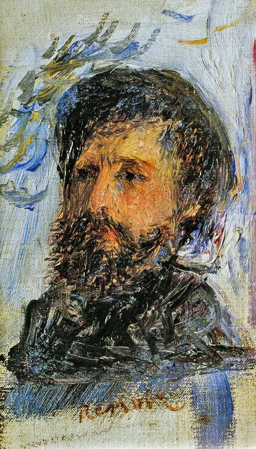 Portrett av Claude Monet - Pierre-Auguste Renoir