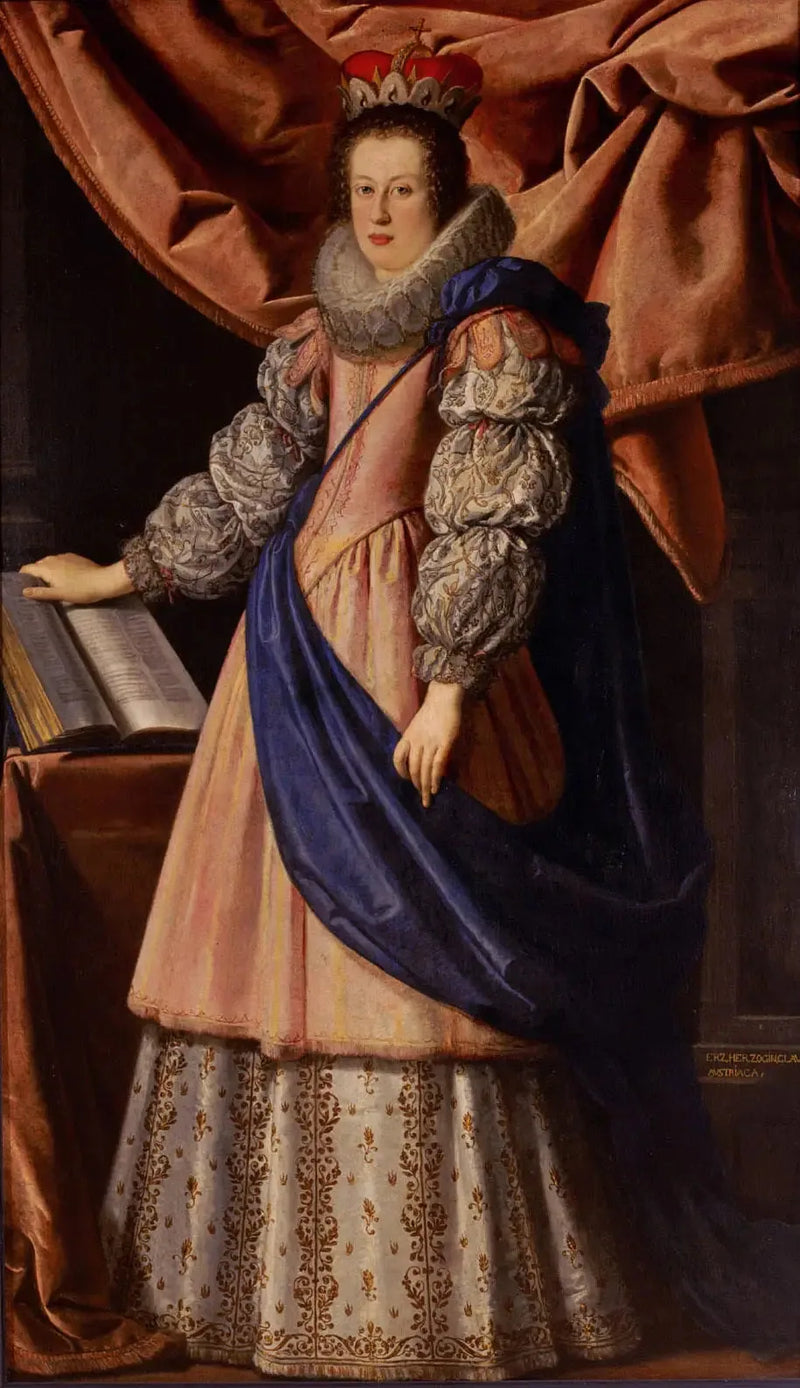 Portrett av Claudia de' Médicis - Lorenzo Lippi