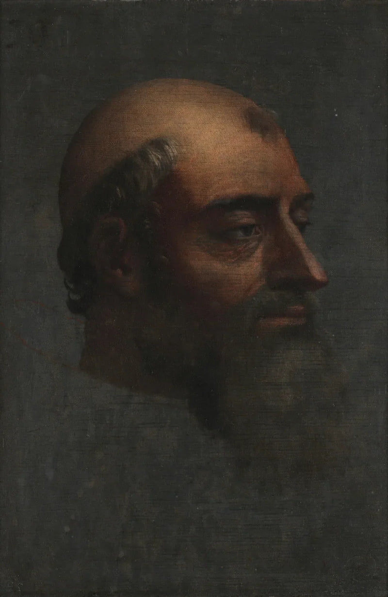Portrett av Clemens VII med skjegg - Sebastiano del Piombo